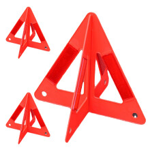 3Pcs Triangel Varningsskyltar Bil Reflekterande Säkerhetsskylt