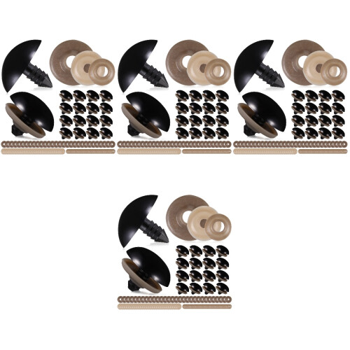 4 Set Plast Handgjorda Dockögon Diy Simuleringsögon För 2