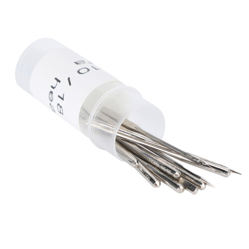 50-Piece Iron Alloy Sewing Machine Needles for Various Fabrics 2
