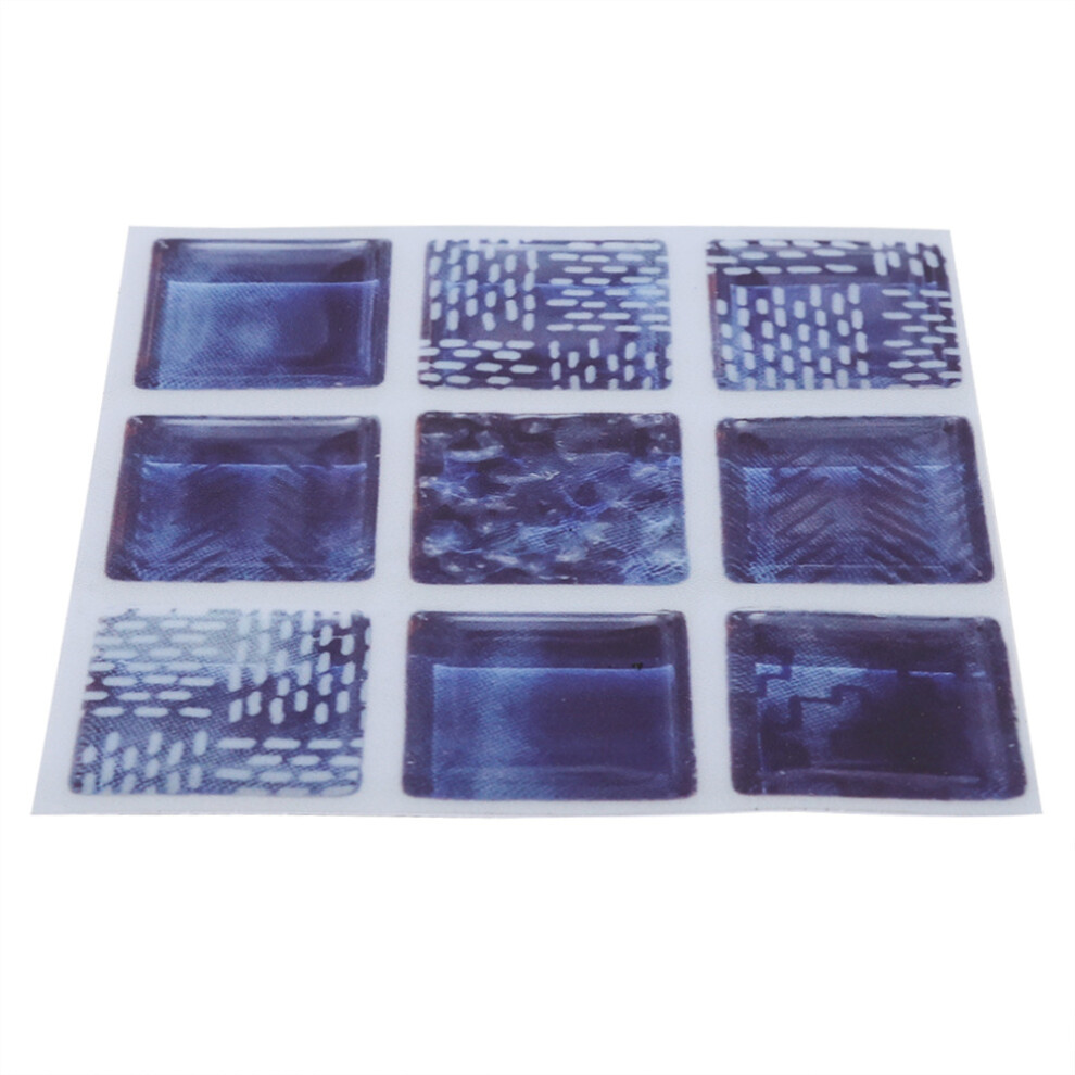 Reusable 18Pcs 10X10cm Tile Stickers For Bathroom Kitchen Mts003 7691363313413