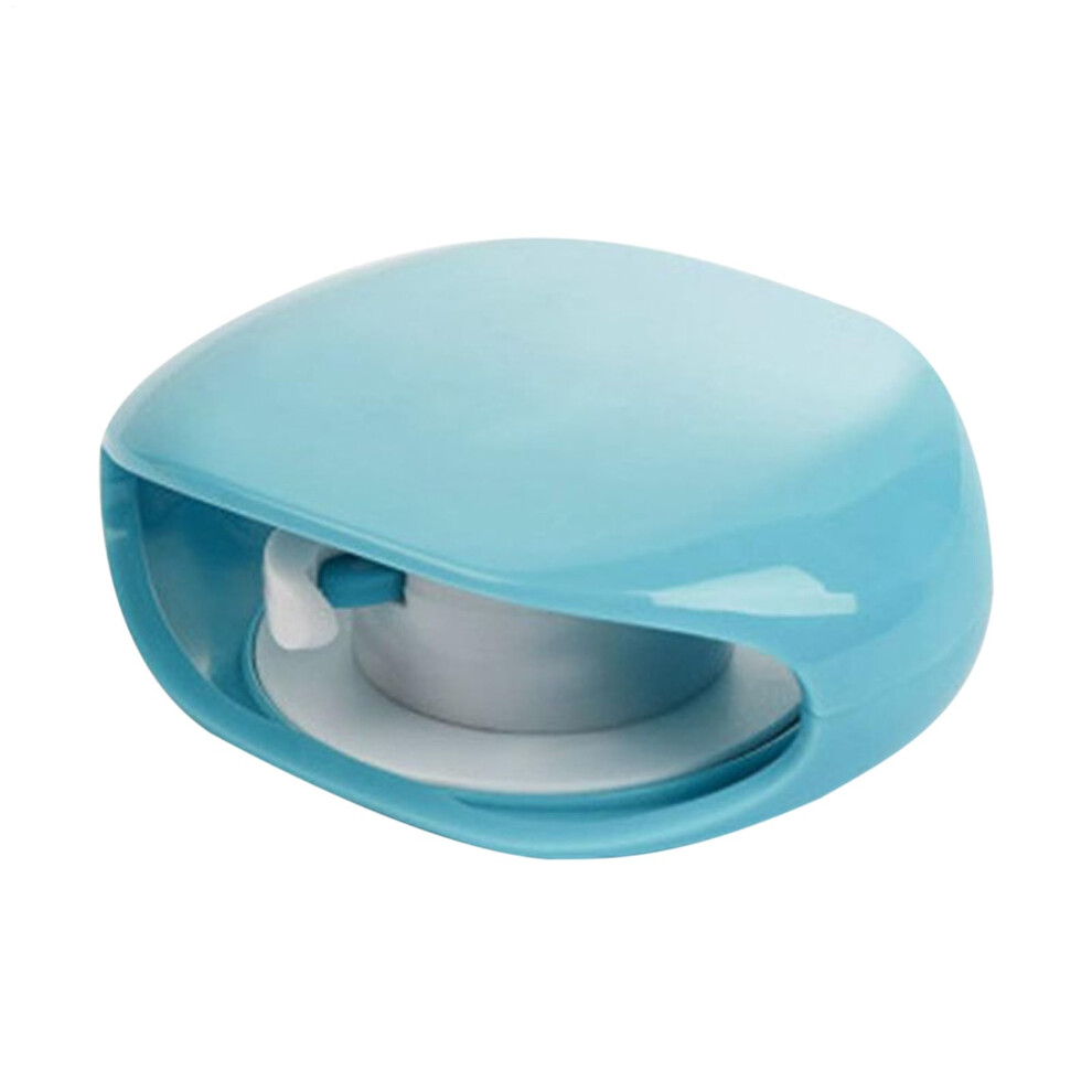 Retractable Cable Reel Flexible Cord Organizer Winder Case For Phone Earbuds Headphones Charger Tablet Car Travel Blue 9067246982850