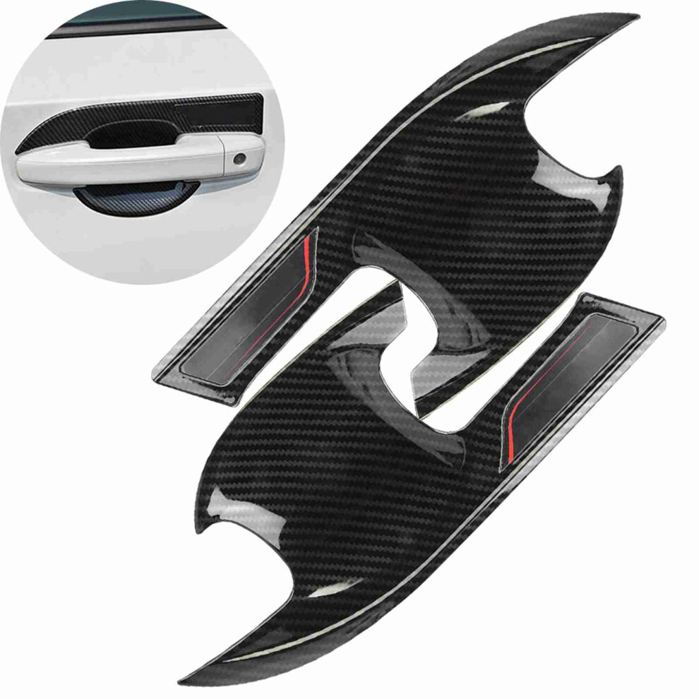 Enhance 2018 Honda Accord 10Th Gen With 4Pcs Carbon Fiber Style Handle Covers 7651363315473