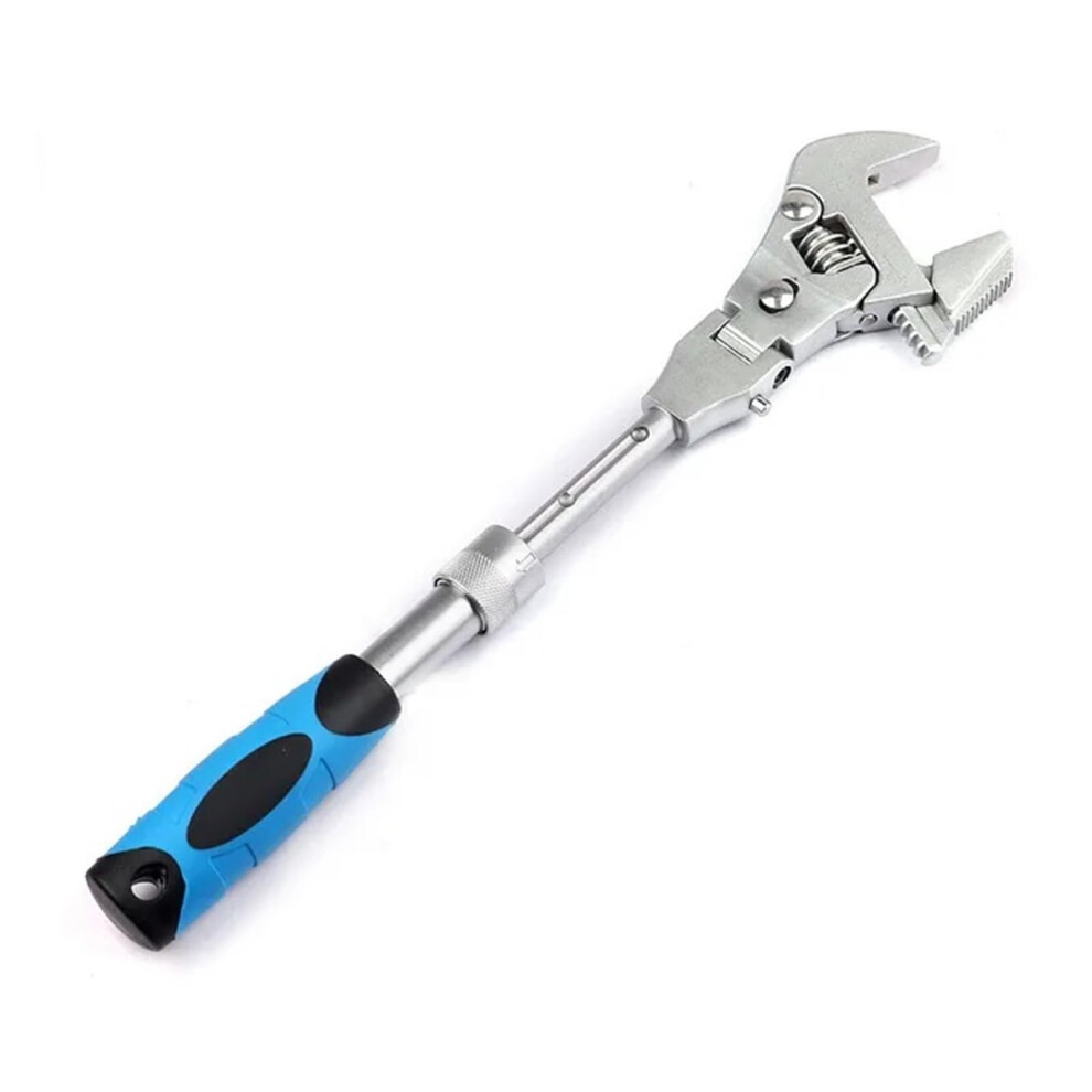 Multifunction 5 In 1 Torque Wrench 10Inch Adjustable Ratchet, 180Degree Folding Spanner, Mini Spanners 9105992292646