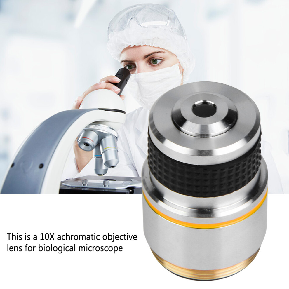 10X Achromatic Biological Microscope Objective Lens 160/0.17Mm 8421363314542
