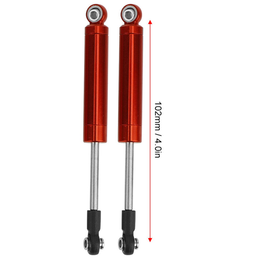 Rc Crawler Shock Absorbers 2Pcs 102Mm Aluminium Alloy Fit For Hpi Venture Red 4611363316576
