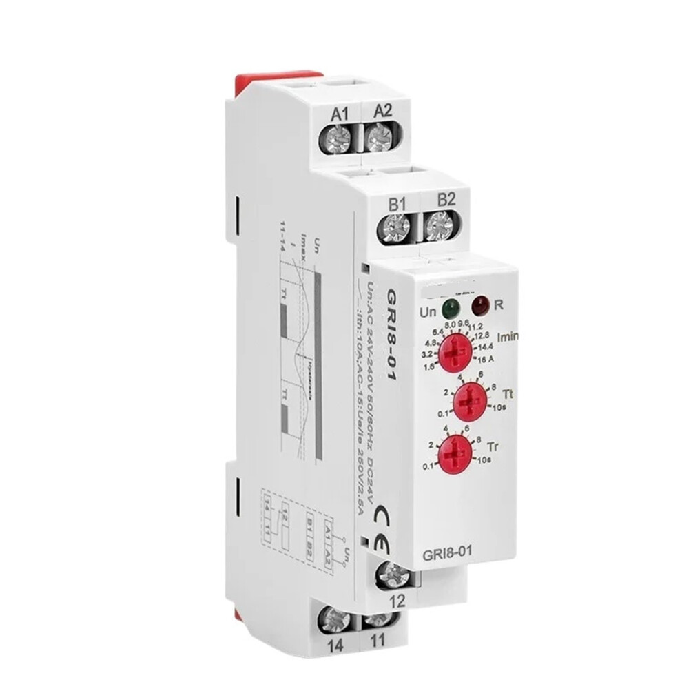 Current Monitoring Relay 0.5A16a Acdc24v240v Overcurrent Undercurrent Protection Undercurrent 9067246983116