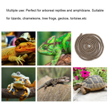 Reptile Enclosure Decor 9.84ft Rattan Jungle Climbing Branch for Habitat Setup