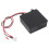 Black 12V Solar Battery Equalizer with Reverse Protection, Compact 70x70mm 7