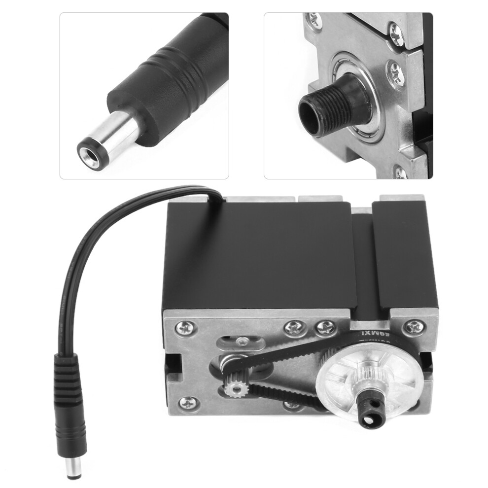 60W 12V Aluminum Alloy Micro Machine Gearbox, High Speed, Durable 8331363315916