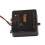 Black 12V Solar Battery Equalizer with Reverse Protection, Compact 70x70mm 5