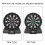 Multiplayer Electronic Dartboard with Sound Features 18 Game Groups 5
