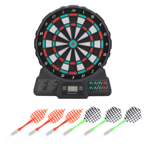 Multiplayer Electronic Dartboard with Sound Features 18 Game Groups 2