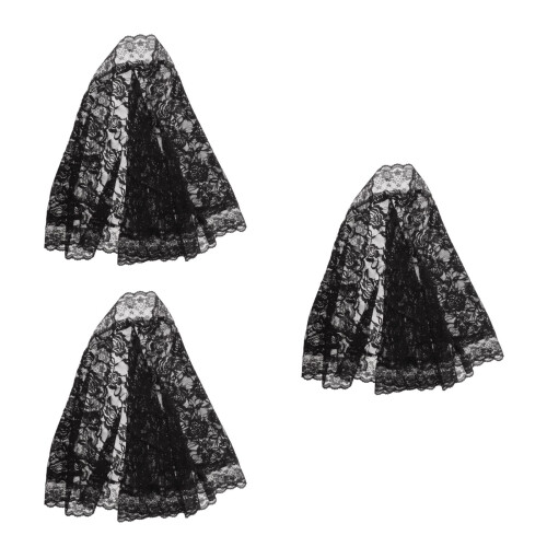 3 Styck Bröllops Slöja I Tulle 1