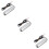 3Pcs Leds Underwater Båtljus Vattentät Rostfritt 10