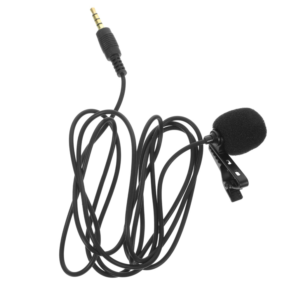 Clip Lavalier Microphone Omnidirectional For Video Recording Compatible With Smartphones Tablets And Cameras 9067246982478