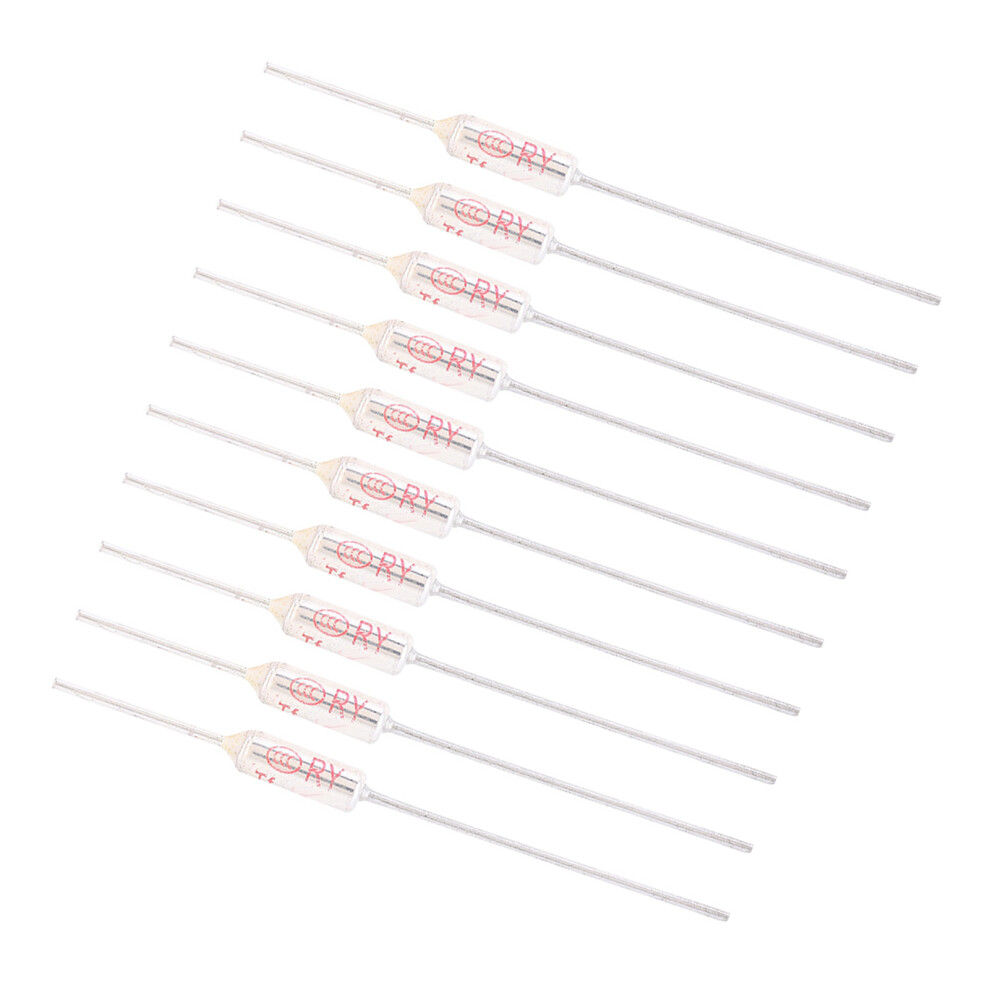 10Pcs Metal Shell Thermal Fuse 250Vac 10A Tf 72-250 Cutoff 7611363317921