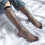 1 Par Mesh Spetsstrumpa Fishnet Långstrumpa Tights 4