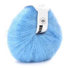 Light Blue Mohair Pashm Knit Angora Wool Yarn Soft Long Wool Thread