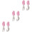 6 Pcs Barns Bestick Med Silikonhandtag Av Rostfritt 5