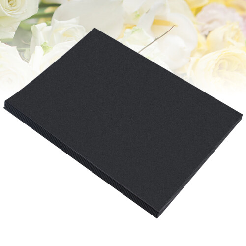 100 Pcs A4 Svart Kraftpapper 200 Gsm Diy Målning Ritpapper 2