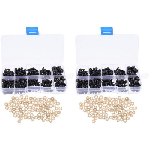 400 Pcs Plastdockögon I Låda För Diy 1