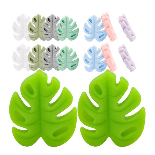 16Pcs Stickvantslutar Skydd För Lövformade