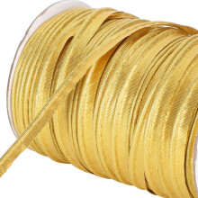 Gold Bias Tape 70yd for Sewing Edging Craft Braid Piping 1cm Wide Australia