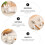 8Pcs Keramiska Chopstick Holders Rest Påskdekorationer 9