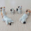 6Pcs Katt Design Chokstavarstöd Japansk Keramik 7