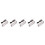 5Pcs LED Underwater Båtljus Vattentät Rostfritt 9