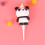 décoration pâte polymère panda cupcake guirlande anniversaire bébé 9