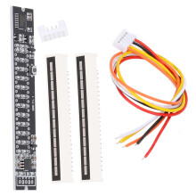 DIY Dual 12 Level Stereo Audio VU Meter Amplifier with 8 Effects