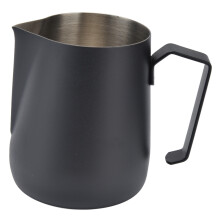 Lattiera professionale da barista in acciaio inox da 450 ml con beccuccio antigoccia e materiale alimentare, perfetta per espresso e Mac.