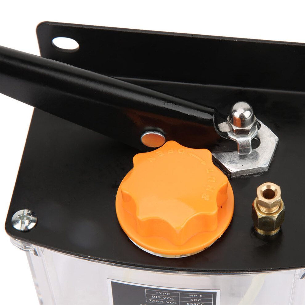 Manual Lubrication Pump Hp-5L 650Cc Left Hand For Cnc Machine Maintenance 4081363322677