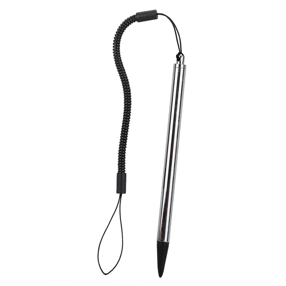 Resistive Touch Stylus With Spring Rope For Pos Pda Navigator Pen Silver 6941363321910
