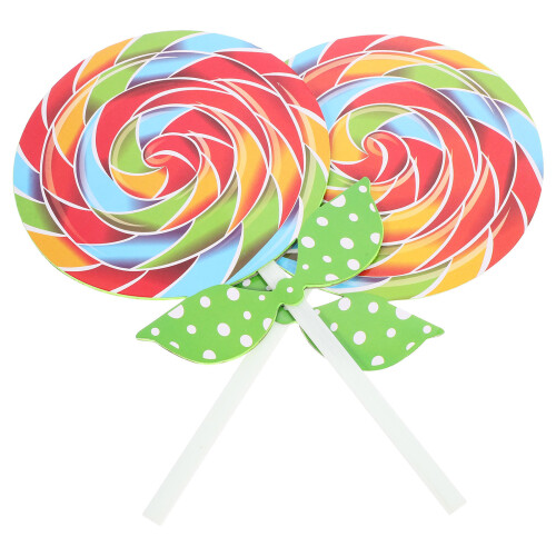 6St Hållbara Falska Lollipop För Bröllop