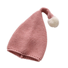 Jultröja Strickad Santa Hatt För Barn (Rosa)