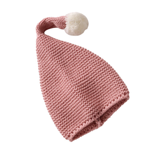 Jultröja Strickad Santa Hatt För Barn (Rosa) 2