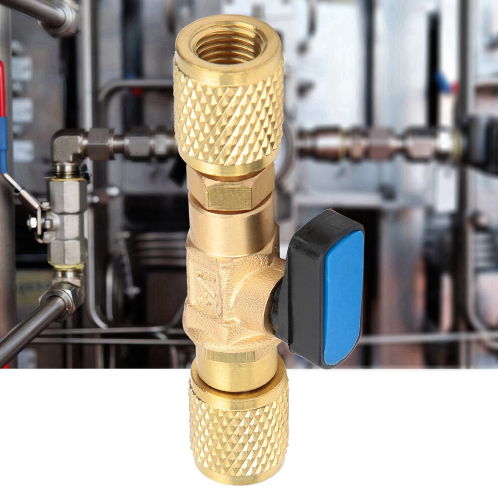 Sturdy Brass G1/4'' Valve For Refrigerant Accurate Pressure Control 7901363323429