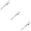 3St Silver Necktie Clip Perfekt För Bröllop Evenemang 9