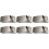 6 Stycken Herrars Legering Bältespännar Automatisk Spänne (Silver) 4