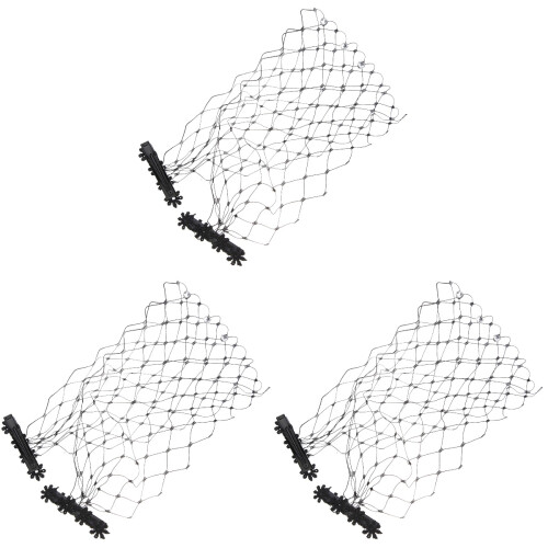 3St Svart Bröllopsfascinator Med Mesh Ansiktsnät För Teparty 1