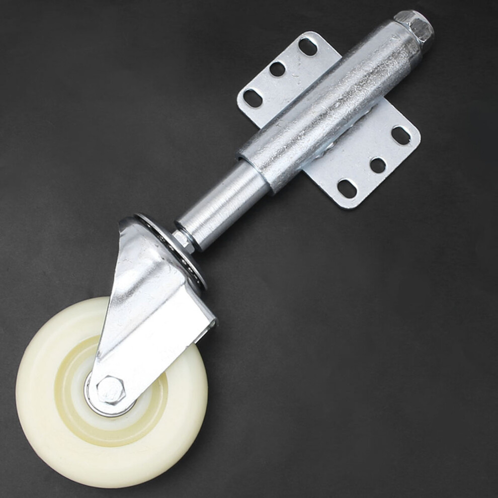 4" Nylon Gate Wheel Spring Loaded Swivel Caster Heavy Duty 110Lbs Load Capacity 8441363323535
