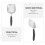 Long Handle Pet Litter Scooper Hållbar Metall Sift Skovel Blå 11