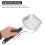 Long Handle Pet Litter Scooper Hållbar Metall Sift Skovel Blå 8