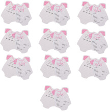 40St Baby Shower Dekorativa Råd Kort I Rosa