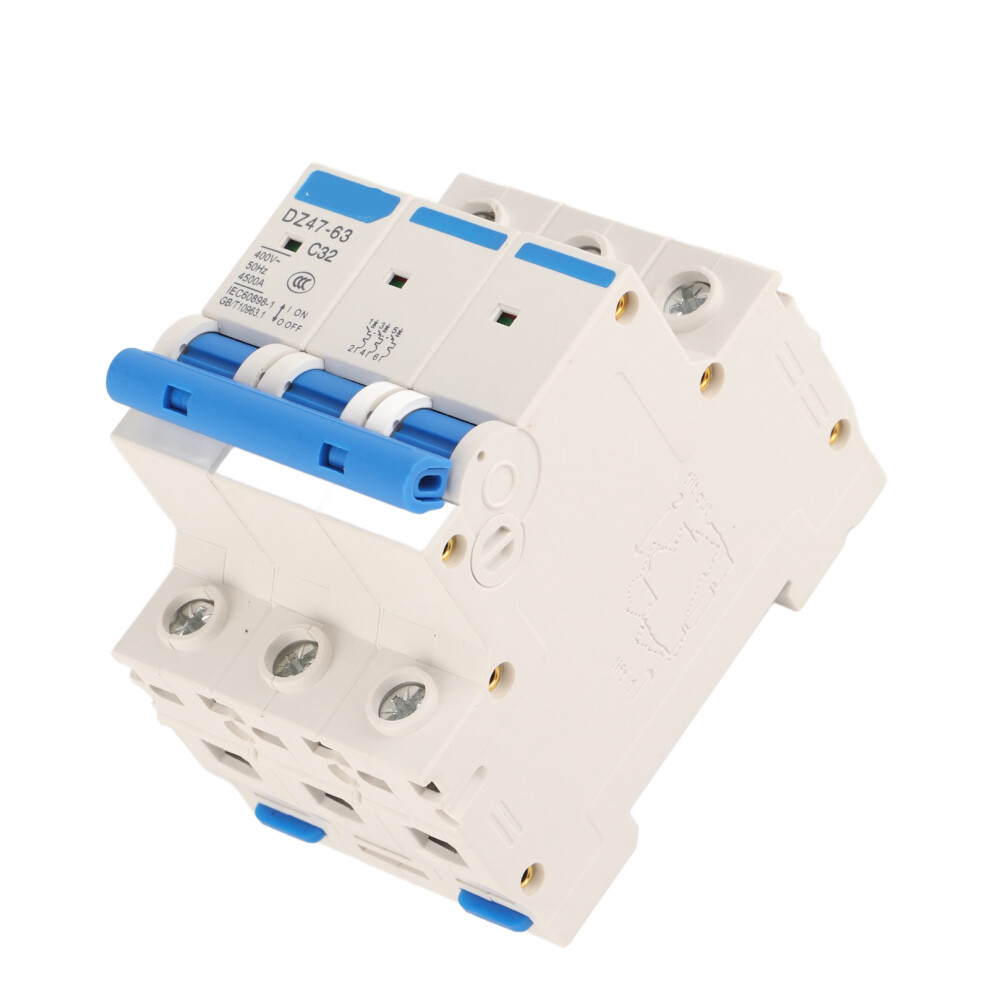 Earth Leakage Circuit Breaker Dz47â63 3P 32A 400V Safety Device Australia 4681363326844