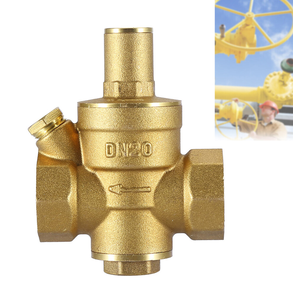 1.6Mpa Max Dn20 3/4" Pressure Reducing Regulator Valve Brass 6951363324477