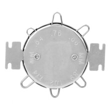 Universal Spark Plug Gap Tool with Metric & Inch Feeler Gauge Adjustment