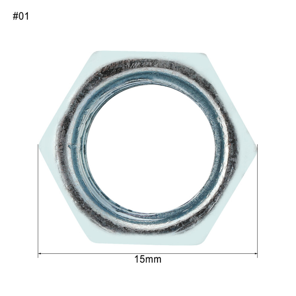 5Pcs M12x40 Threaded Hexagonal Sleeve Nuts 15Mm For Diy & Machinery 8461363327197